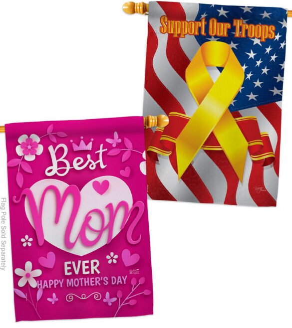 Best Mom Ever - Mothers Day Summer Vertical Impressions Decorative Flags HG130372 Made In USA - Image 14