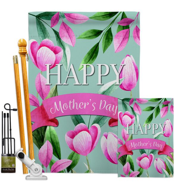 Happy Mother's Day - Mother's Day Summer Vertical Impressions Decorative Flags HG115173 Made In USA - Image 6