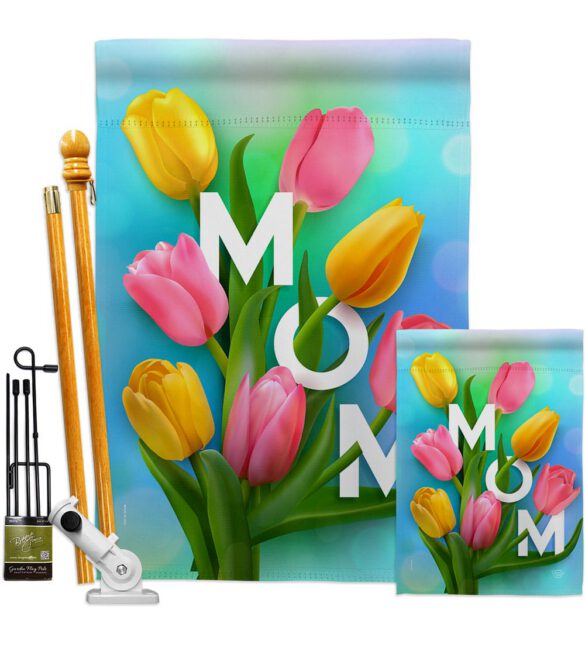 Happy Mom's Day - Mother's Day Summer Vertical Impressions Decorative Flags HG192367 Made In USA - Image 6