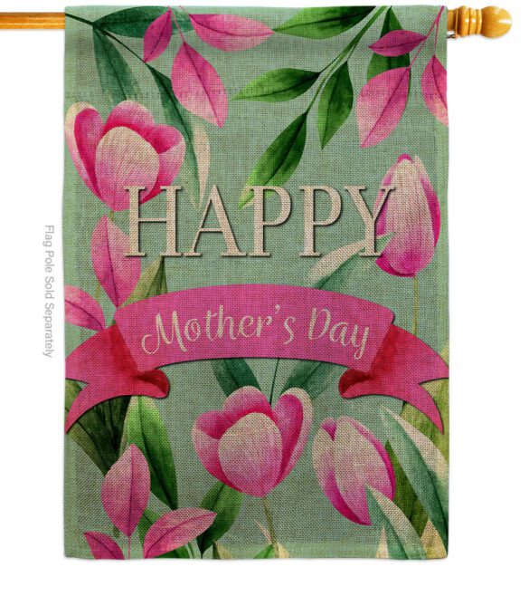 Happy Mother's Day - Mother's Day Summer Vertical Impressions Decorative Flags HG115173 Made In USA - Image 12