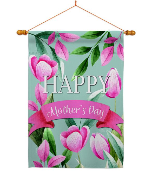 Happy Mother's Day - Mother's Day Summer Vertical Impressions Decorative Flags HG115173 Made In USA - Image 10