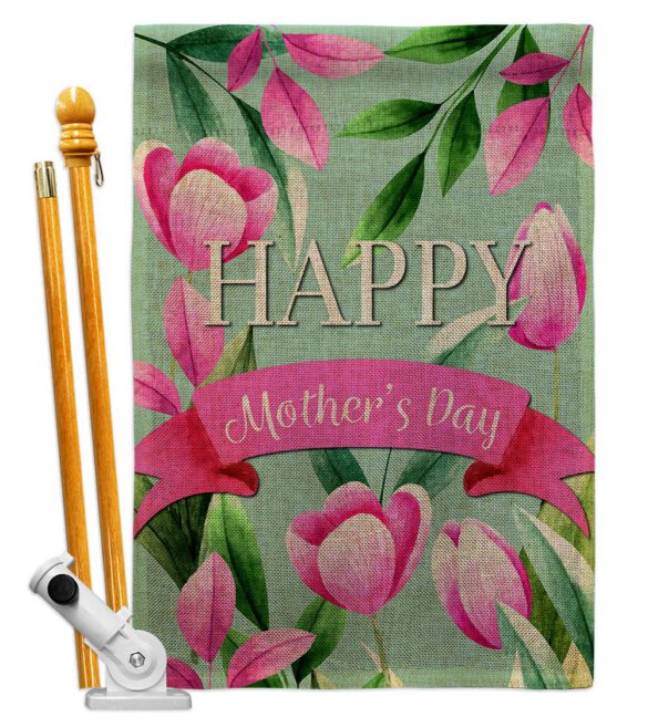 Happy Mother's Day - Mother's Day Summer Vertical Impressions Decorative Flags HG115173 Made In USA - Image 15