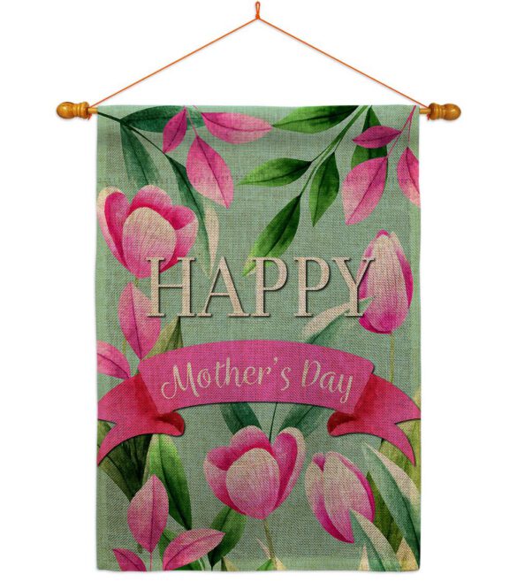 Happy Mother's Day - Mother's Day Summer Vertical Impressions Decorative Flags HG115173 Made In USA - Image 20