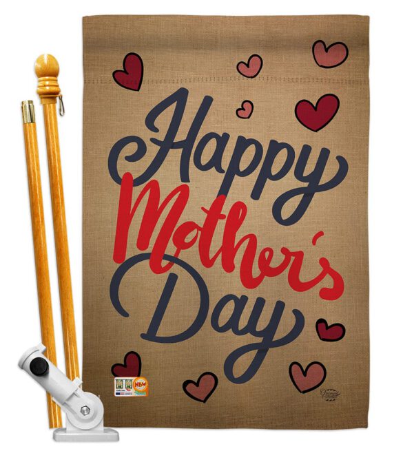 Happy Mother's Day - Mother's Day Summer Vertical Impressions Decorative Flags HG192031 Made In USA - Image 5