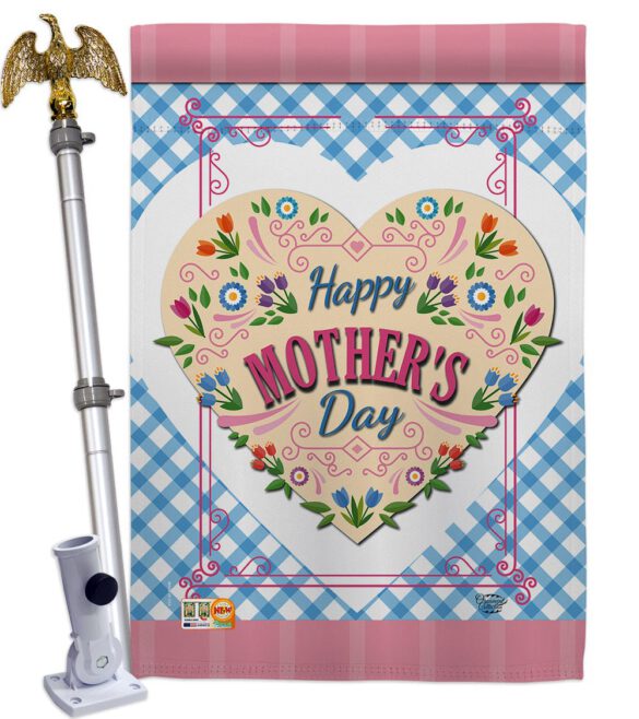 Floral Mother Day - Mother's Day Summer Vertical Impressions Decorative Flags HG192168 Made In USA - Image 13