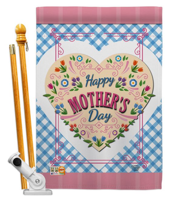 Floral Mother Day - Mother's Day Summer Vertical Impressions Decorative Flags HG192168 Made In USA - Image 5