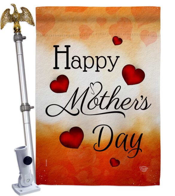 Happy Mommy Day - Mother's Day Summer Vertical Impressions Decorative Flags HG192571 Made In USA - Image 9