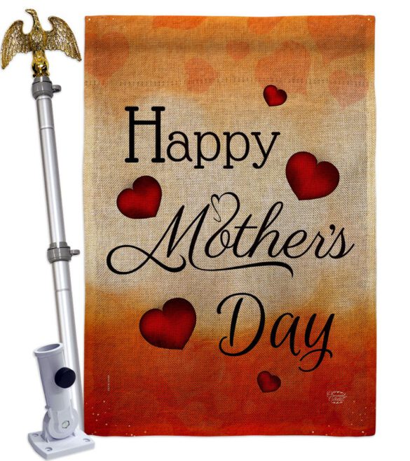 Happy Mommy Day - Mother's Day Summer Vertical Impressions Decorative Flags HG192571 Made In USA - Image 19