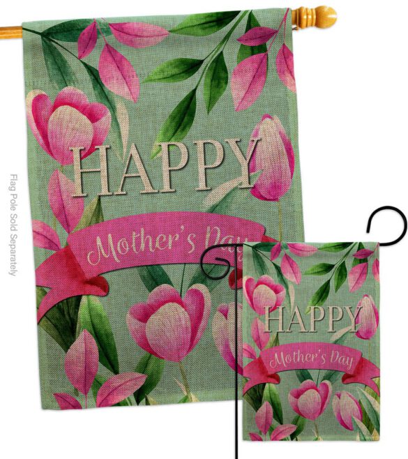 Happy Mother's Day - Mother's Day Summer Vertical Impressions Decorative Flags HG115173 Made In USA - Image 13