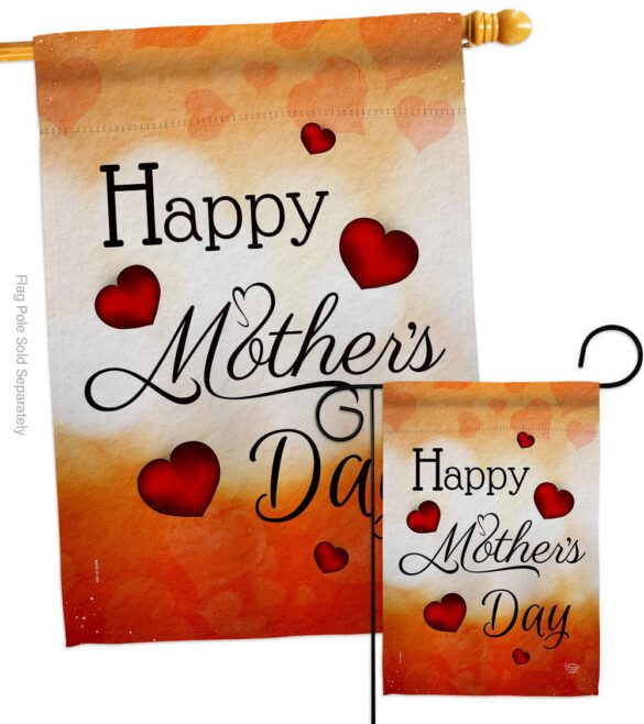 Happy Mommy Day - Mother's Day Summer Vertical Impressions Decorative Flags HG192571 Made In USA - Image 3