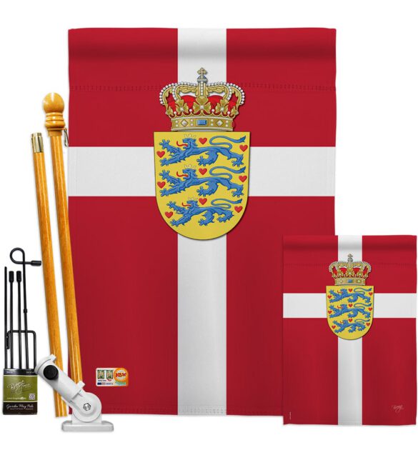 Denmark - Nationality Flags of the World Vertical Impressions Decorative Flags HG108093 Made In USA - Image 6