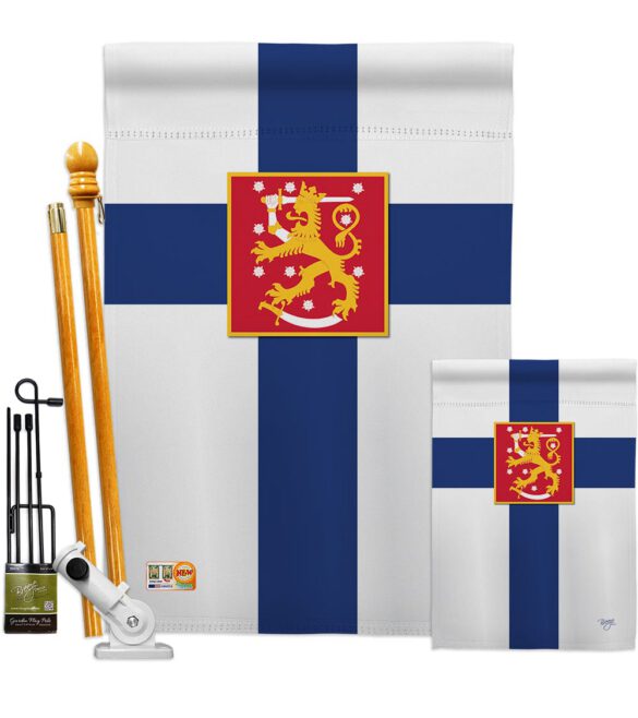 Finland - Nationality Flags of the World Vertical Impressions Decorative Flags HG108103 Made In USA - Image 6
