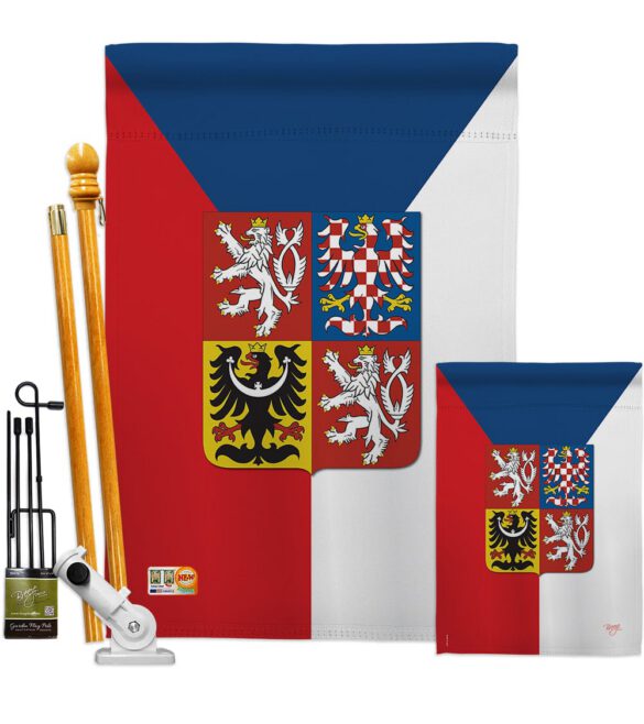 Czech - Nationality Flags of the World Vertical Impressions Decorative Flags HG108120 Made In USA - Image 6