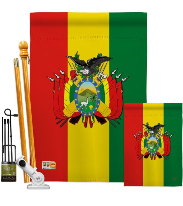 Bolivia - Nationality Flags of the World Vertical Impressions Decorative Flags HG108155 Made In USA - Image 6