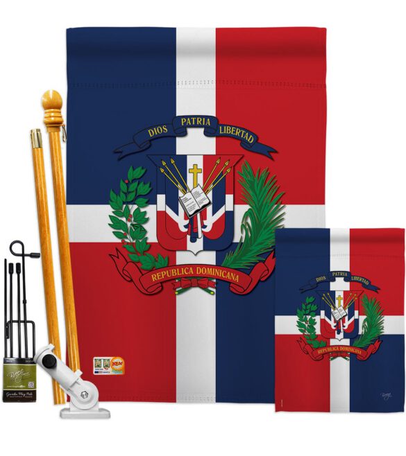 Dominican Republic - Nationality Flags of the World Vertical Impressions Decorative Flags HG108156 Made In USA - Image 6