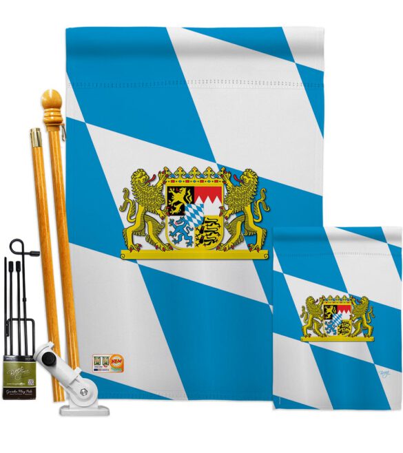 Bavaria - Nationality Flags of the World Vertical Impressions Decorative Flags HG108202 Made In USA - Image 7