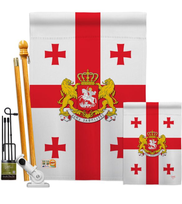Georgia Republic - Nationality Flags of the World Vertical Impressions Decorative Flags HG108212 Made In USA - Image 6