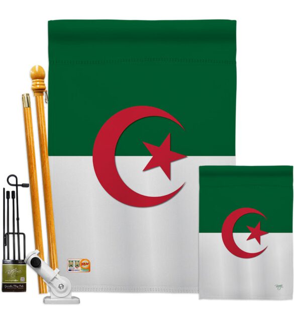 Algeria - Nationality Flags of the World Vertical Impressions Decorative Flags HG108216 Made In USA - Image 7