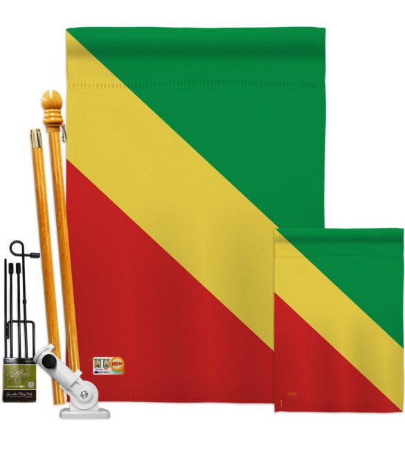 Congo - Nationality Flags of the World Vertical Impressions Decorative Flags HG108293 Made In USA - Image 6