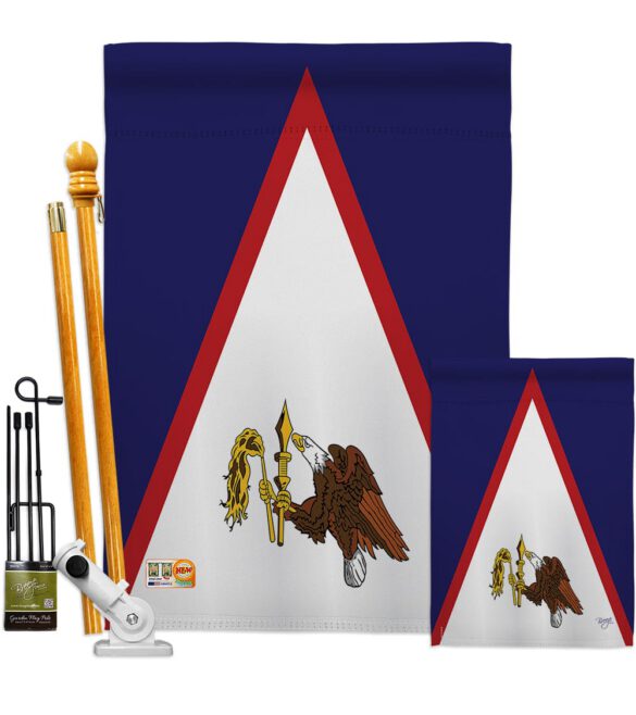 American Samoa - Nationality Flags of the World Vertical Impressions Decorative Flags HG108360 Made In USA - Image 7