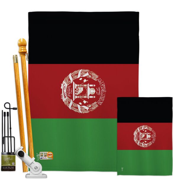 Afghanistan - Nationality Flags of the World Vertical Impressions Decorative Flags HG140002 Made In USA - Image 7
