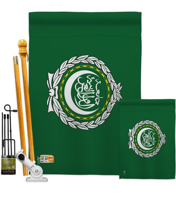 Arab League - Nationality Flags of the World Vertical Impressions Decorative Flags HG140011 Made In USA - Image 7