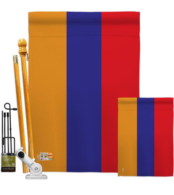 Armenia - Nationality Flags of the World Vertical Impressions Decorative Flags HG140012 Made In USA - Image 7