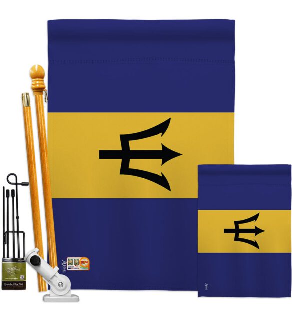 Barbados - Nationality Flags of the World Vertical Impressions Decorative Flags HG140023 Made In USA - Image 7