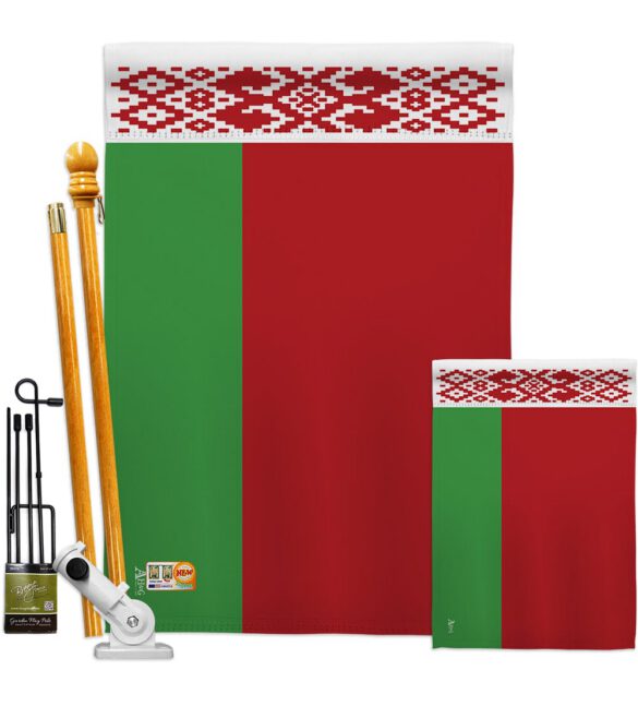 Belarus - Nationality Flags of the World Vertical Impressions Decorative Flags HG140026 Made In USA - Image 6