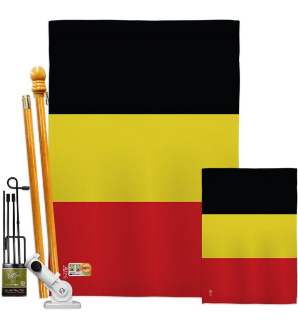 Belgium - Nationality Flags of the World Vertical Impressions Decorative Flags HG140027 Made In USA - Image 6