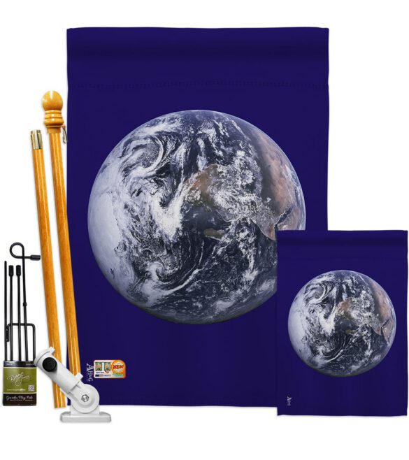 Earth - Nationality Flags of the World Vertical Impressions Decorative Flags HG140071 Made In USA - Image 6