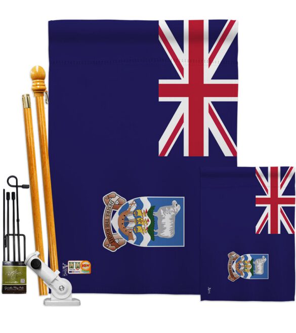 Falkland Islands - Nationality Flags of the World Vertical Impressions Decorative Flags HG140082 Made In USA - Image 6