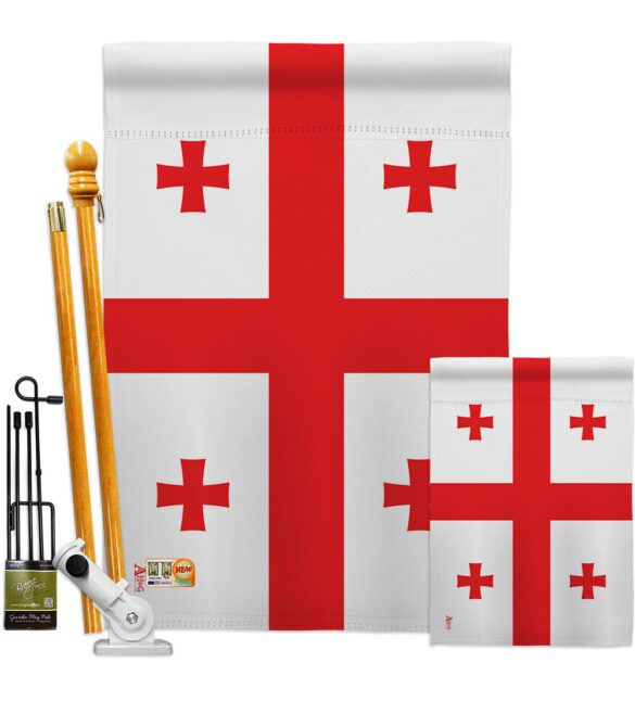 Georgia Republic - Nationality Flags of the World Vertical Impressions Decorative Flags HG140089 Made In USA - Image 6