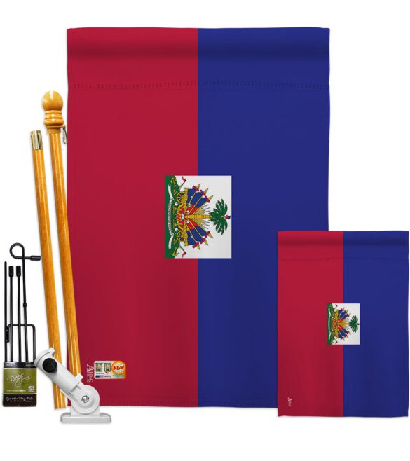 Haiti - Nationality Flags of the World Vertical Impressions Decorative Flags HG140103 Made In USA - Image 3