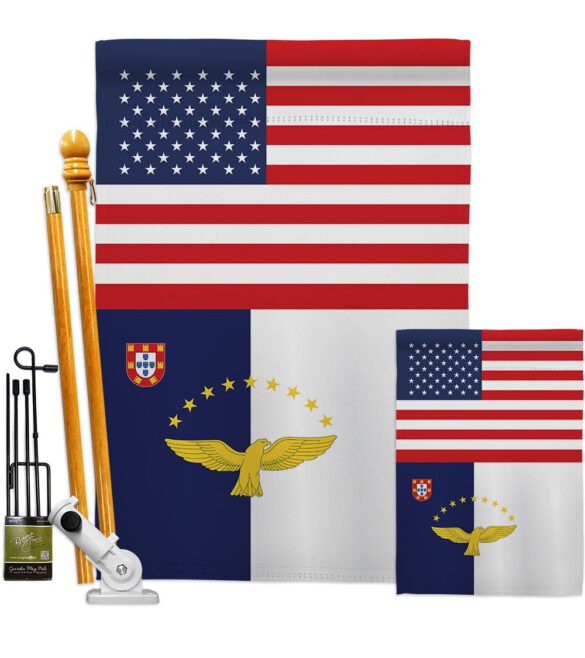 Azores US Friendship - Nationality Flags of the World Vertical Impressions Decorative Flags HG140288 Made In USA - Image 7