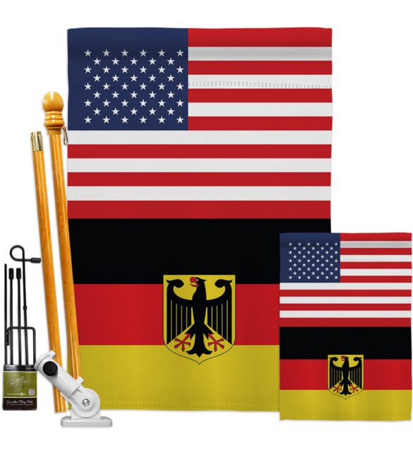 Germany w/Eagle US Friendship - Nationality Flags of the World Vertical Impressions Decorative Flags HG140383 Made In USA - Image 6