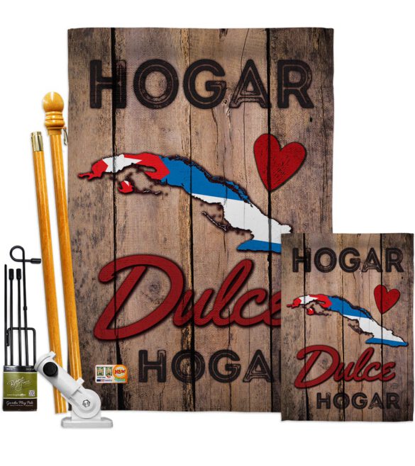 Country Cuba Hogar Dulce Hogar - Nationality Flags of the World Vertical Impressions Decorative Flags HG191167 Made In USA - Image 6