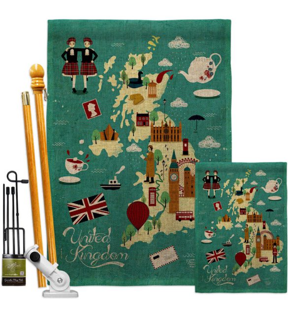 British Fun - Nationality Flags of the World Vertical Impressions Decorative Flags HG192527 Made In USA - Image 16