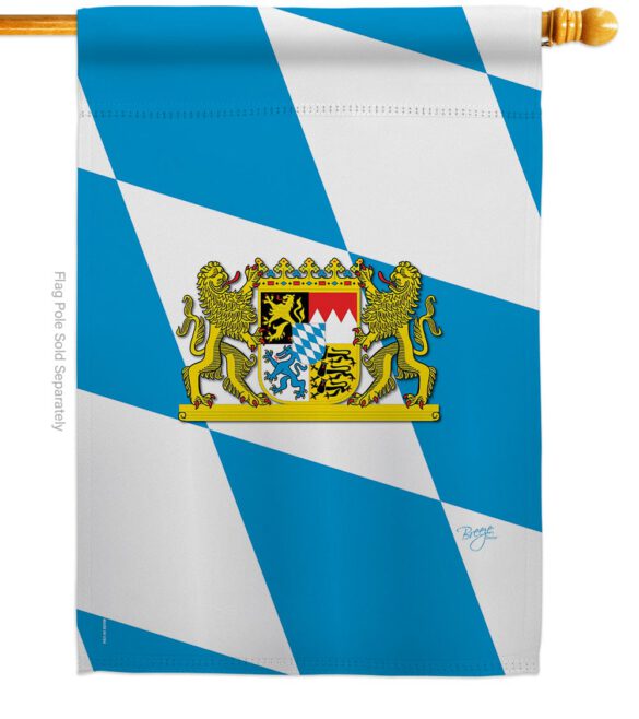 Bavaria - Nationality Flags of the World Vertical Impressions Decorative Flags HG108202 Made In USA - Image 3