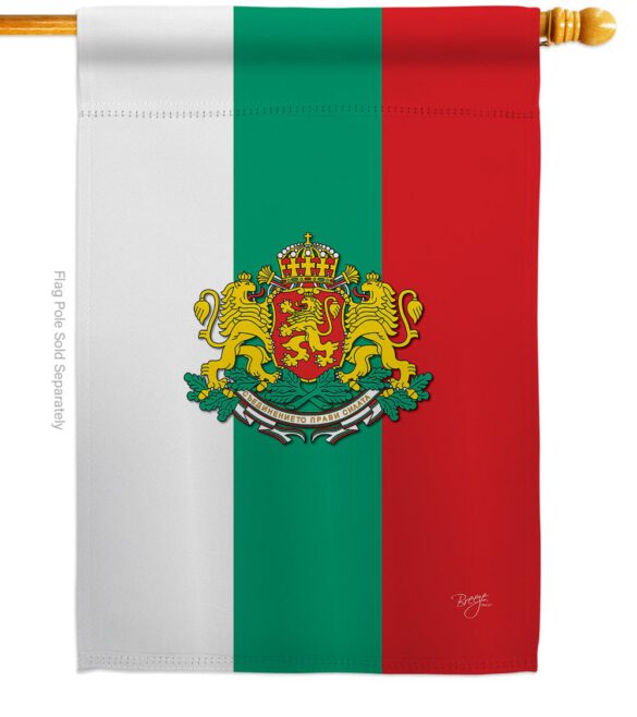 Bulgaria - Nationality Flags of the World Vertical Impressions Decorative Flags HG108204 Made In USA - Image 2
