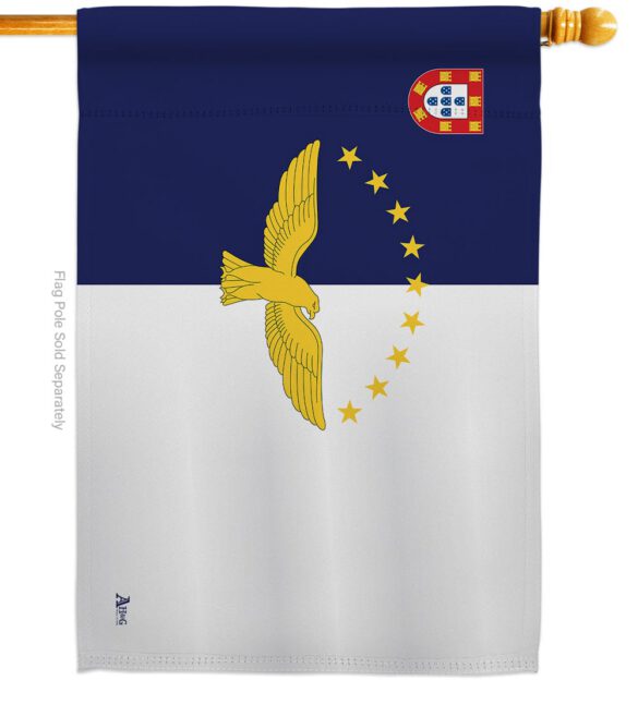 Azores - Nationality Flags of the World Vertical Impressions Decorative Flags HG140019 Made In USA - Image 3