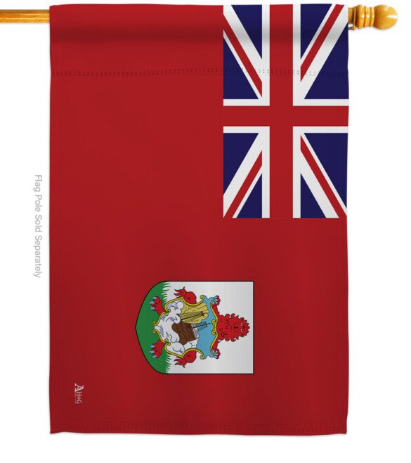 Bermuda - Nationality Flags of the World Vertical Impressions Decorative Flags HG140030 Made In USA - Image 2