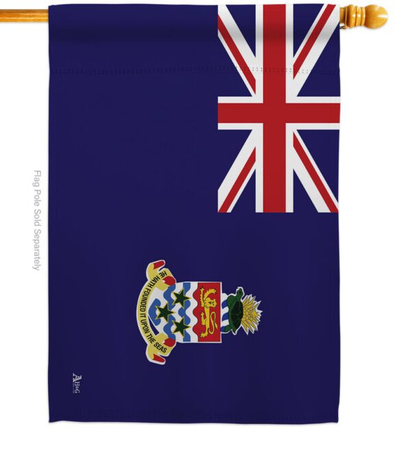 Cayman Islands - Nationality Flags of the World Vertical Impressions Decorative Flags HG140048 Made In USA - Image 2