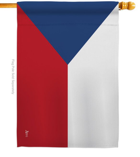 Czech Republic - Nationality Flags of the World Vertical Impressions Decorative Flags HG140066 Made In USA - Image 2