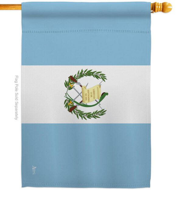Guatemala - Nationality Flags of the World Vertical Impressions Decorative Flags HG140098 Made In USA - Image 2