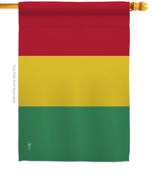 Guinea - Nationality Flags of the World Vertical Impressions Decorative Flags HG140100 Made In USA - Image 2