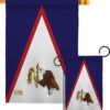 American Samoa - Nationality Flags of the World Vertical Impressions Decorative Flags HG108360 Made In USA