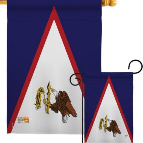 American Samoa - Nationality Flags of the World Vertical Impressions Decorative Flags HG108360 Made In USA