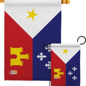 Acadiana - Nationality Flags of the World Vertical Impressions Decorative Flags HG140004 Made In USA