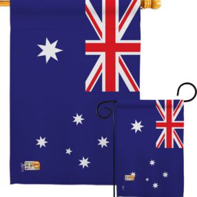 Australia - Nationality Flags of the World Vertical Impressions Decorative Flags HG140015 Made In USA